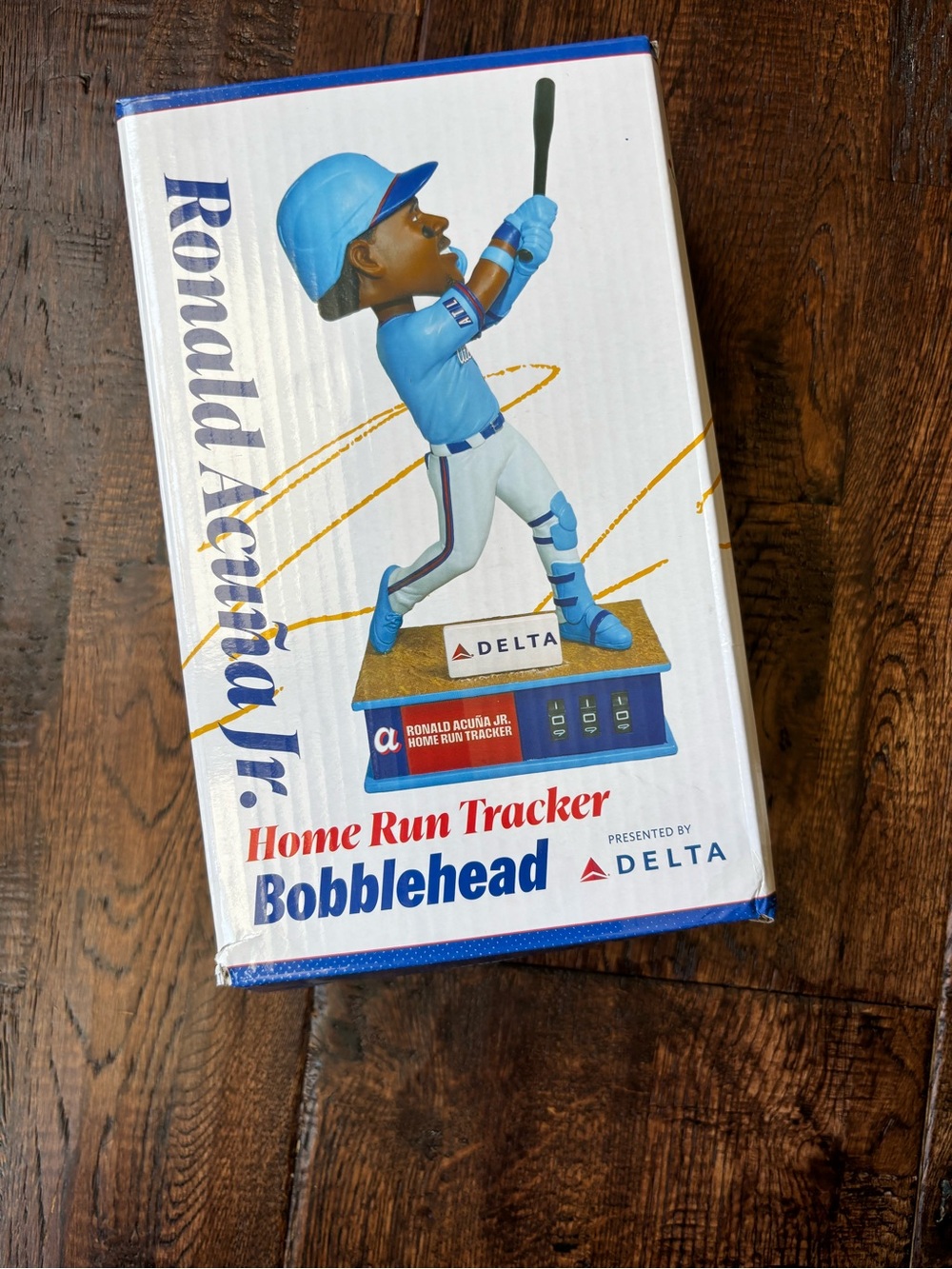 Atlanta Braves Ronald Acuna Jr. Home Run Tracker Bobblehead 6/16/26 NWT - Picture 2 of 10